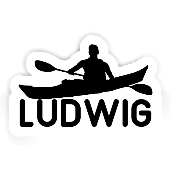 Sticker Ludwig Kayaker Notebook Image