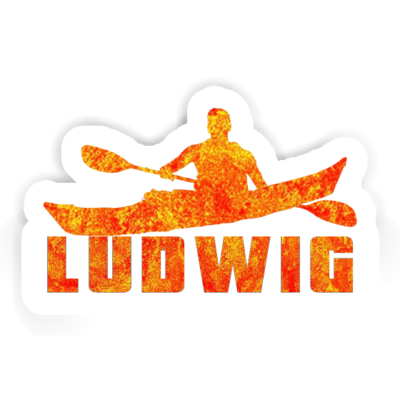 Sticker Kayaker Ludwig Notebook Image