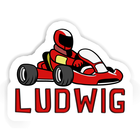 Sticker Ludwig Kart Driver Gift package Image