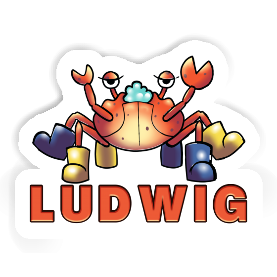 Sticker Ludwig Crab Gift package Image