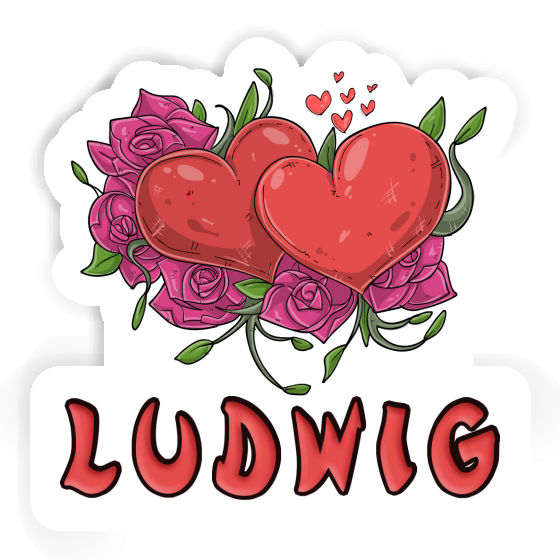 Sticker Ludwig Heart Gift package Image