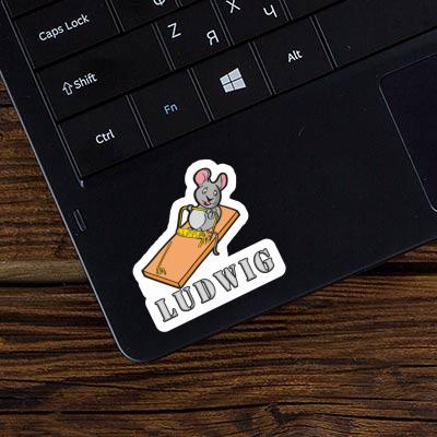 Ludwig Sticker Fitness Mouse Image