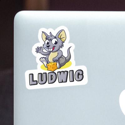 Ludwig Sticker Mouse Laptop Image