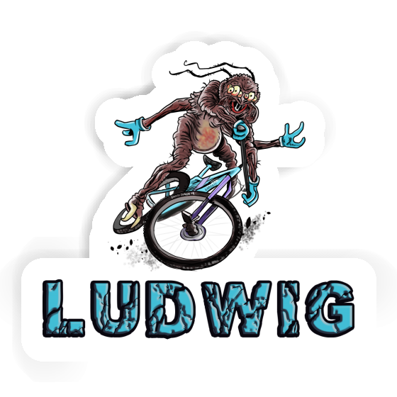 Biker Sticker Ludwig Notebook Image