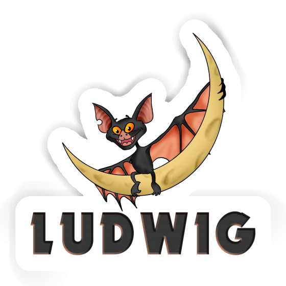 Ludwig Sticker Moon Image