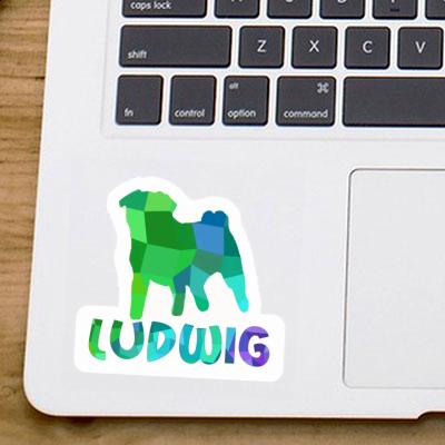 Pug Sticker Ludwig Gift package Image