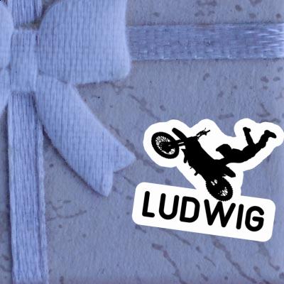 Motocross Rider Sticker Ludwig Gift package Image