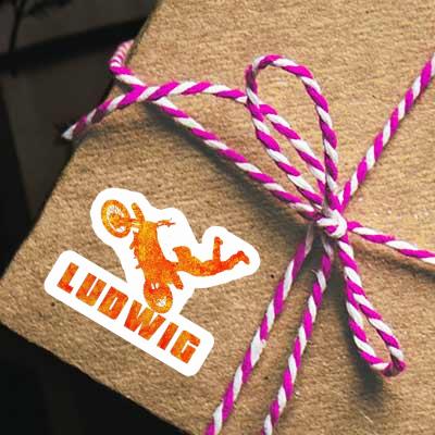 Ludwig Sticker Motocross Jumper Image