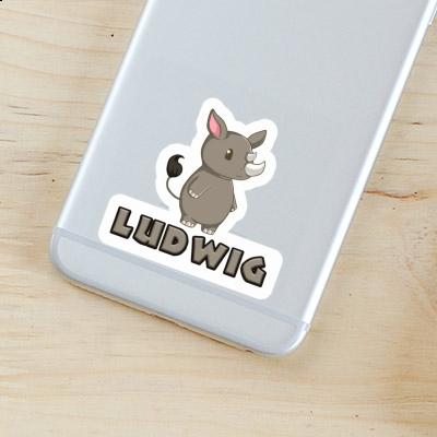 Ludwig Sticker Rhino Gift package Image