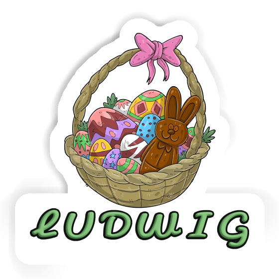 Easter basket Sticker Ludwig Image