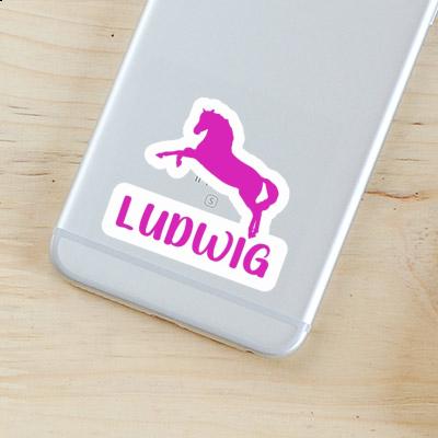 Ludwig Sticker Horse Image