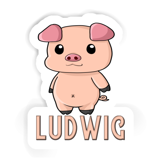 Ludwig Sticker Piggy Image