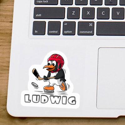 Ice Hockey Penguin Sticker Ludwig Gift package Image