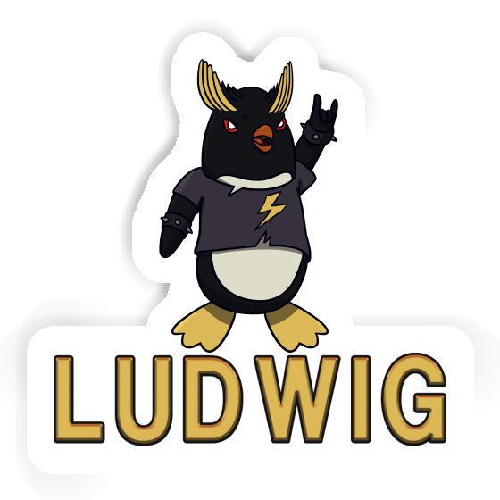 Sticker Rocking Penguin Ludwig Gift package Image