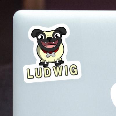 Pug Sticker Ludwig Gift package Image