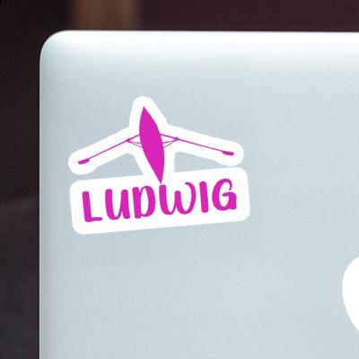 Sticker Ruderboot Ludwig Notebook Image