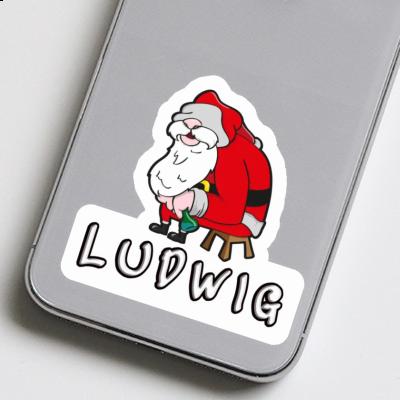 Sticker Santa Ludwig Laptop Image