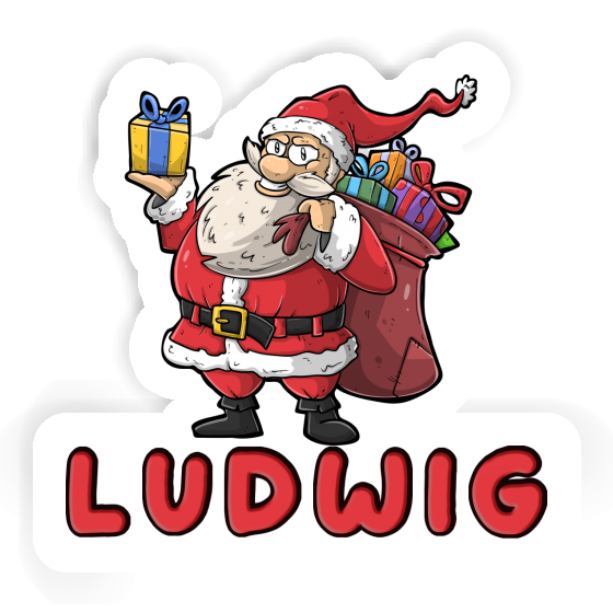 Santa Sticker Ludwig Notebook Image