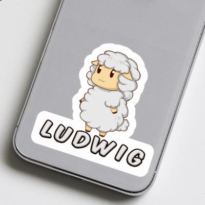 Sticker Ludwig Sheep Notebook Image