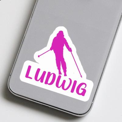 Ludwig Autocollant Skieuse Gift package Image