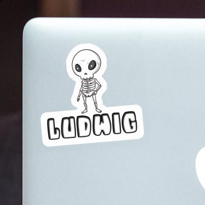 Skeleton Sticker Ludwig Notebook Image