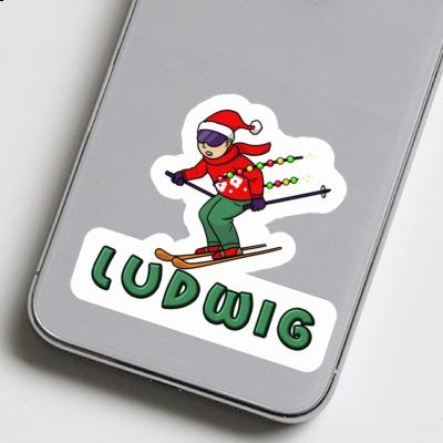 Ludwig Sticker Skier Gift package Image