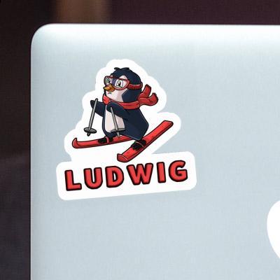 Sticker Ludwig Skier Laptop Image