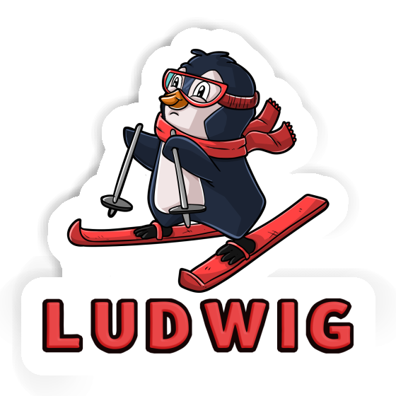 Sticker Ludwig Skier Image