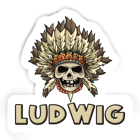 Sticker Ludwig Kids Skull Gift package Image