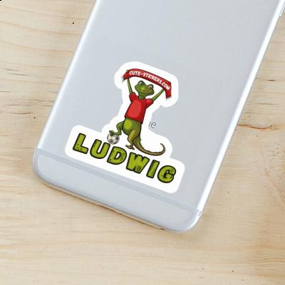 Ludwig Sticker Lizard Notebook Image