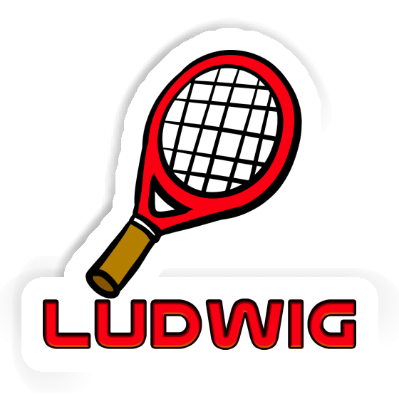 Ludwig Autocollant Raquette de tennis Laptop Image