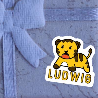 Sticker Ludwig Tiger Gift package Image