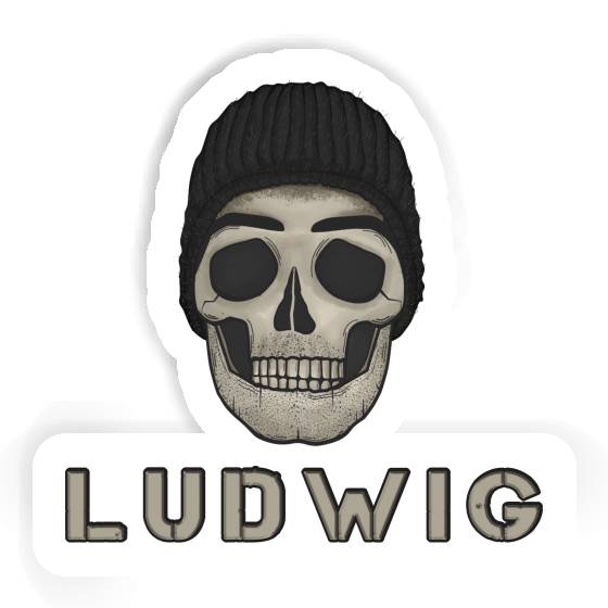 Sticker Ludwig Skull Laptop Image