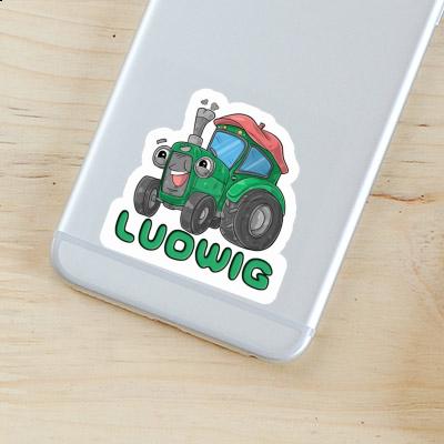 Autocollant Tracteur Ludwig Notebook Image