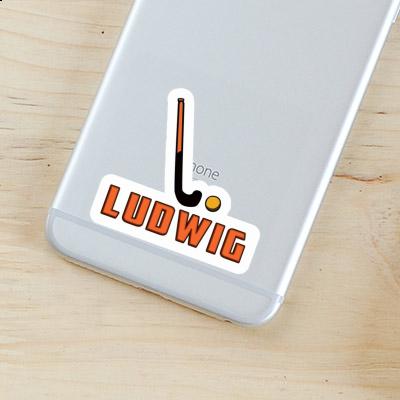 Ludwig Autocollant Crosse d'unihockey Image