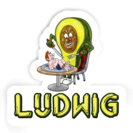 Ludwig Sticker Avocado Gift package Image