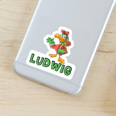 Ludwig Sticker Wanderer Laptop Image