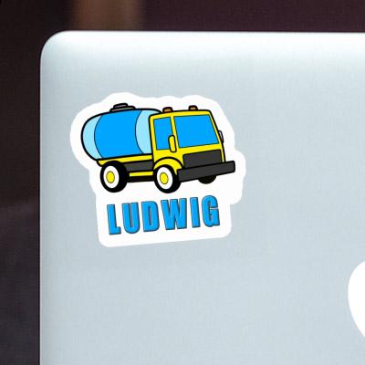 Water Truck Sticker Ludwig Notebook Image