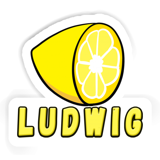 Sticker Lemon Ludwig Notebook Image