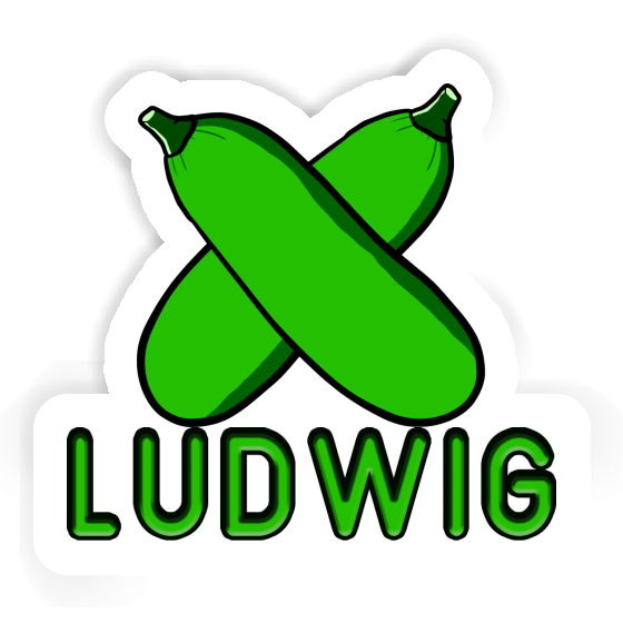 Zucchini Sticker Ludwig Notebook Image