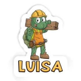 Luisa Sticker Bauarbeiter Image