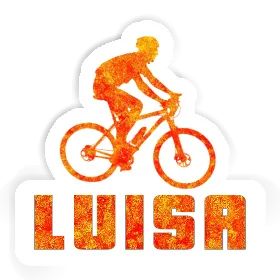 Autocollant Vététiste Luisa Image