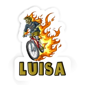 Sticker Luisa Freeride Biker Image