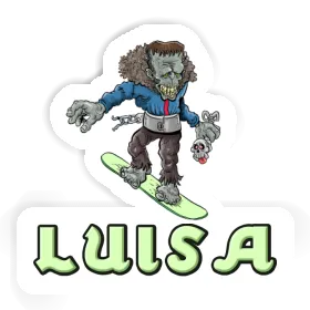 Luisa Aufkleber Boarder Image