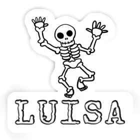 Aufkleber Luisa Totenkopf Image