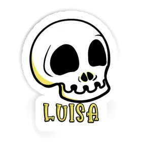 Sticker Totenkopf Luisa Image