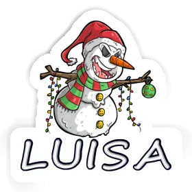 Sticker Schneemann Luisa Image