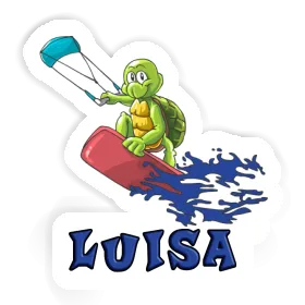 Sticker Kitesurfer Luisa Image