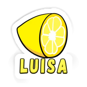Zitrone Aufkleber Luisa Image
