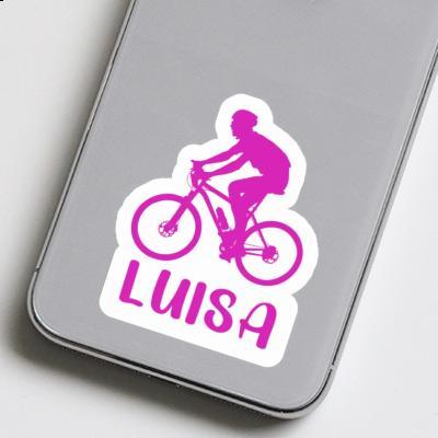 Luisa Autocollant Vététiste Luisa Autocollant Vététiste Image